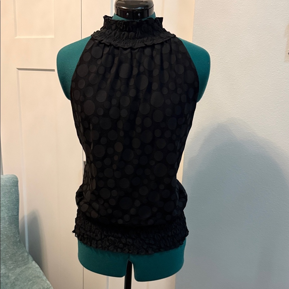 The Limited Black Polka Dot Blouse